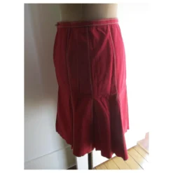 Paule Ka Jupe Piqué De Coton Stretch,taille 38. Rouge -PAULE KA Boutique 205772 4