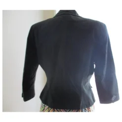 Paule Ka Veste Courte, Coton, Taille 38. Noir -PAULE KA Boutique 573278 3