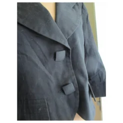 Paule Ka Veste Courte, Coton, Taille 38. Noir -PAULE KA Boutique 573278 5