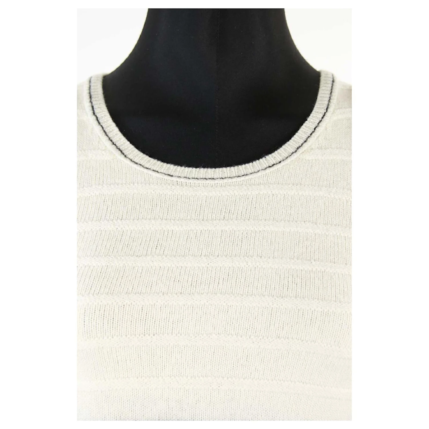 Pull/Cardigan Paule Ka 36 Blanc 4 Pull/Cardigan Paule Ka 36 Blanc – Image 4