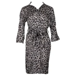 Paule Ka Minirobe à Imprimé Guépard Noir