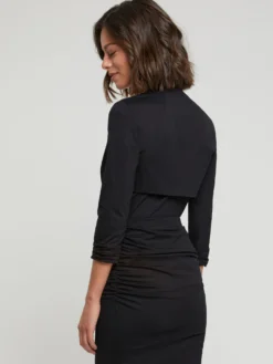 PAULE KA Cardigan En Jersey De Coton Stretch -PAULE KA Boutique paule ka 21E120H15F 999 4 scaled