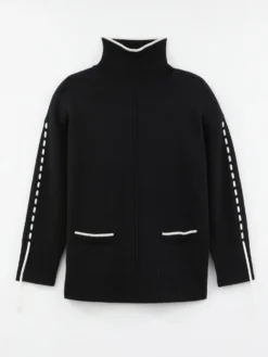 PAULE KA Pull En Laine Et Cachemire 10 PAULE KA Pull En Laine Et Cachemire -PAULE KA Boutique paule ka 21E400PU32 9902 6 scaled