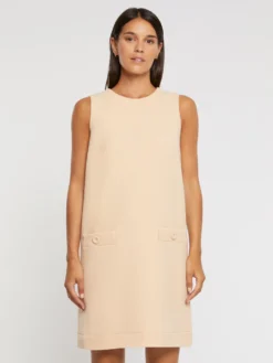 PAULE KA Robe Courte à Boutons En Laine Vierge -PAULE KA Boutique paule ka 21H030R006 407 3 scaled