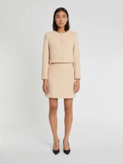 PAULE KA Veste Courte à Boutons En Laine Vierge