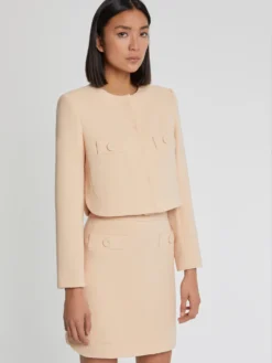 PAULE KA Veste Courte à Boutons En Laine Vierge -PAULE KA Boutique paule ka 21H030 V001 407 3 scaled