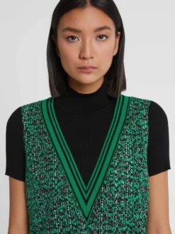 PAULE KA Robe Courte En Tweed Bicolore -PAULE KA Boutique paule ka 21H135 R081R 9921 2 scaled