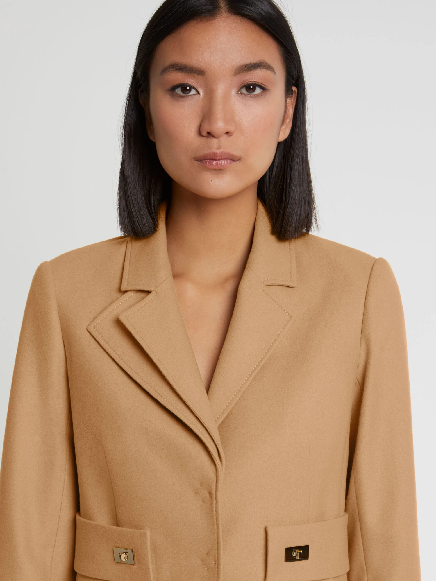 PAULE KA Veste Courte Boite à Double Col 2 PAULE KA Veste Courte Boite à Double Col – Image 2