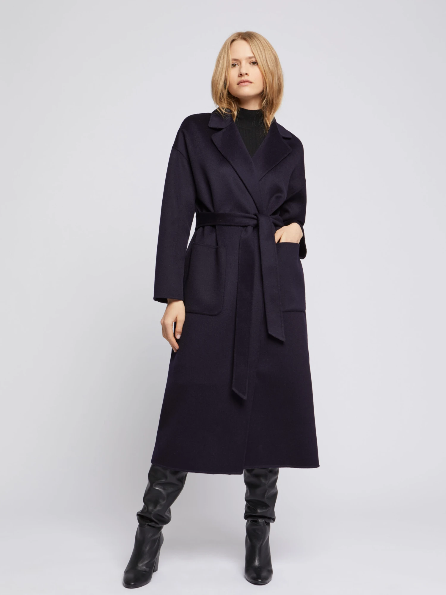 PAULE KA Manteau Peignoir En Laine Et Cachemire 1 PAULE KA Manteau Peignoir En Laine Et Cachemire