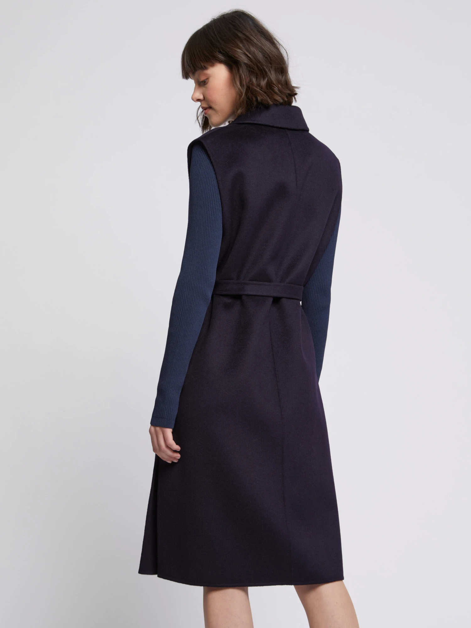 PAULE KA Manteau Sans Manches En Laine Et Cachemire 9 PAULE KA Manteau Sans Manches En Laine Et Cachemire – Image 9