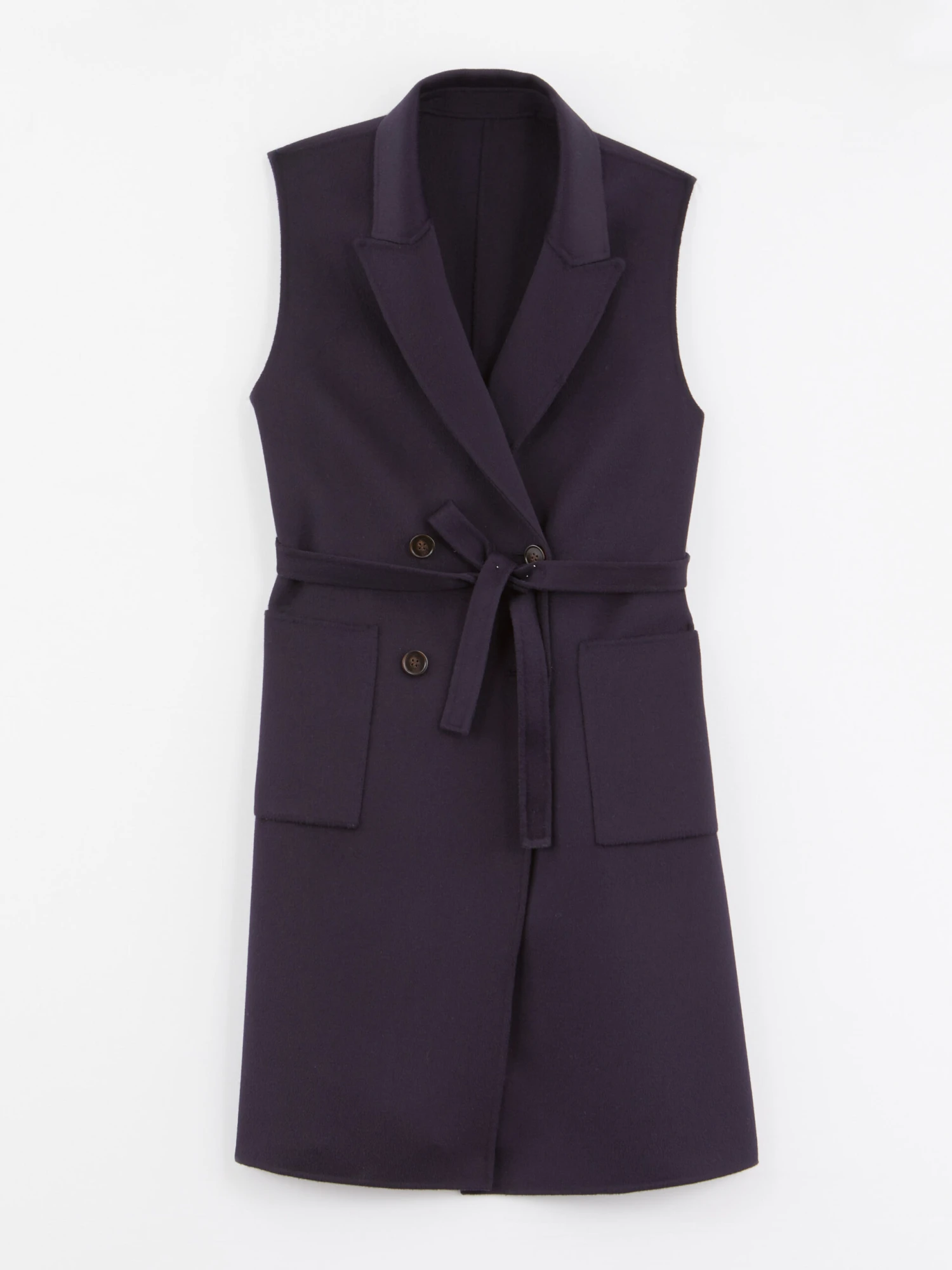 PAULE KA Manteau Sans Manches En Laine Et Cachemire 10 PAULE KA Manteau Sans Manches En Laine Et Cachemire – Image 10