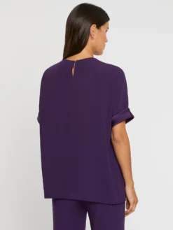 PAULE KA Top Fluide En Crêpe Envers Satin -PAULE KA Boutique paule ka 21H180H09 540 4 scaled