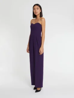 PAULE KA Combinaison Bustier En Crêpe Envers Satin 6 PAULE KA Combinaison Bustier En Crêpe Envers Satin -PAULE KA Boutique paule ka 21H180 P011 540 3 scaled