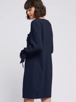 PAULE KA Robe Courte à Nœuds En Crêpe Envers Satin -PAULE KA Boutique paule ka 21H180 R026 7099 4 scaled