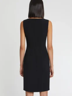 PAULE KA Robe Courte Drapée En Crêpe Envers Satin 7 PAULE KA Robe Courte Drapée En Crêpe Envers Satin -PAULE KA Boutique paule ka 21H180 R59 999 4 scaled