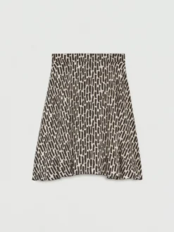PAULE KA Jupe Imprimée Coups De Pinceau En Viscose -PAULE KA Boutique paule ka 21H191J191 0299 6 scaled