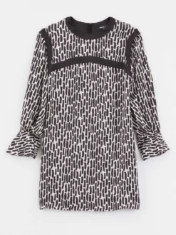 PAULE KA Robe Imprimé Coups De Pinceau En Viscose 9 PAULE KA Robe Imprimé Coups De Pinceau En Viscose -PAULE KA Boutique paule ka 21H191 R081 0299 6 scaled