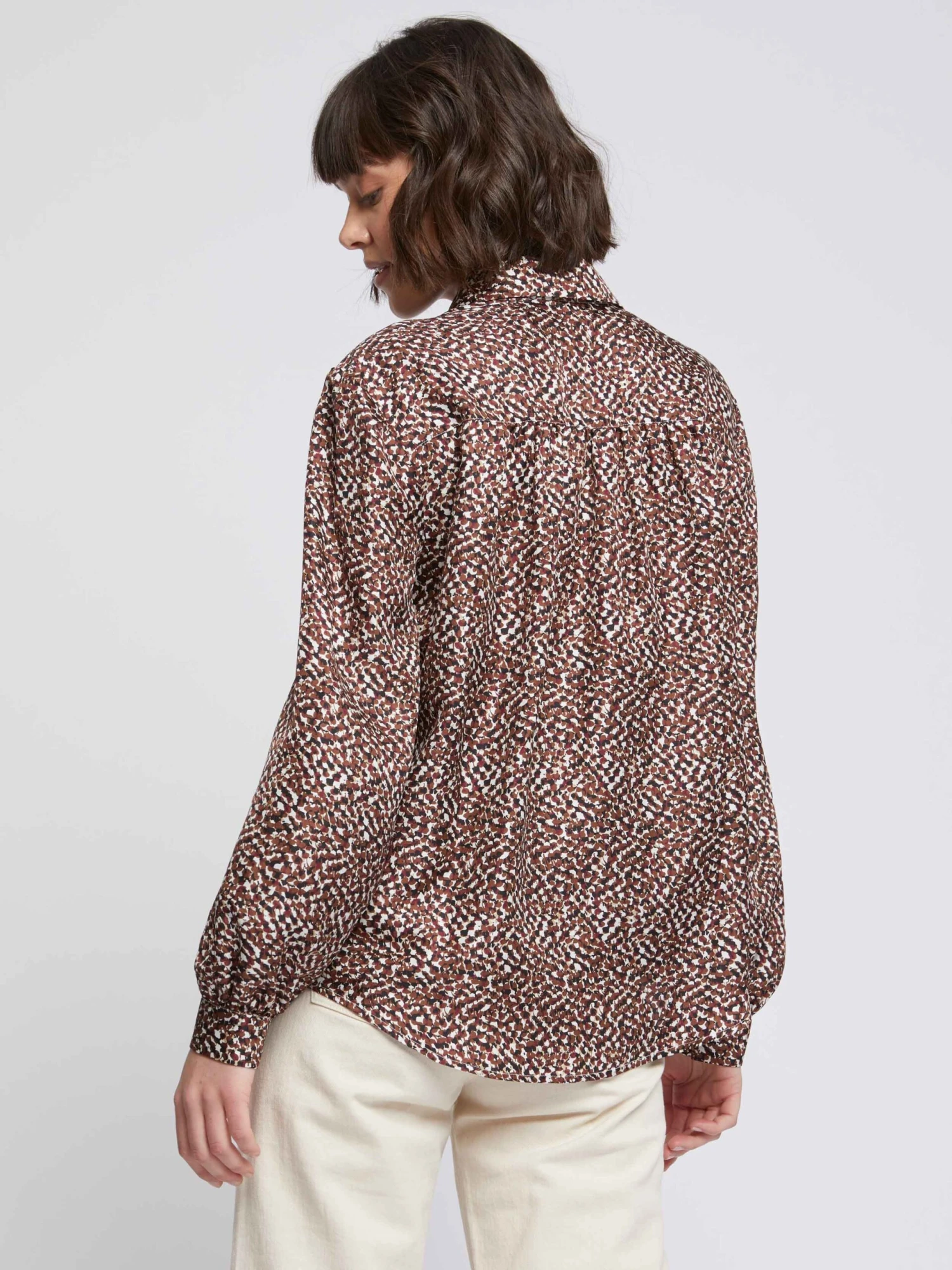 PAULE KA Chemisier En Soie Imprimé Reptile 4 PAULE KA Chemisier En Soie Imprimé Reptile – Image 4