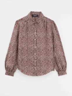 PAULE KA Chemisier En Soie Imprimé Reptile 15 PAULE KA Chemisier En Soie Imprimé Reptile -PAULE KA Boutique paule ka 21H192 C007 562 scaled