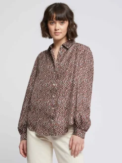 PAULE KA Chemisier En Soie Imprimé Reptile 18 PAULE KA Chemisier En Soie Imprimé Reptile -PAULE KA Boutique paule ka 21H192 C007 562 3 scaled