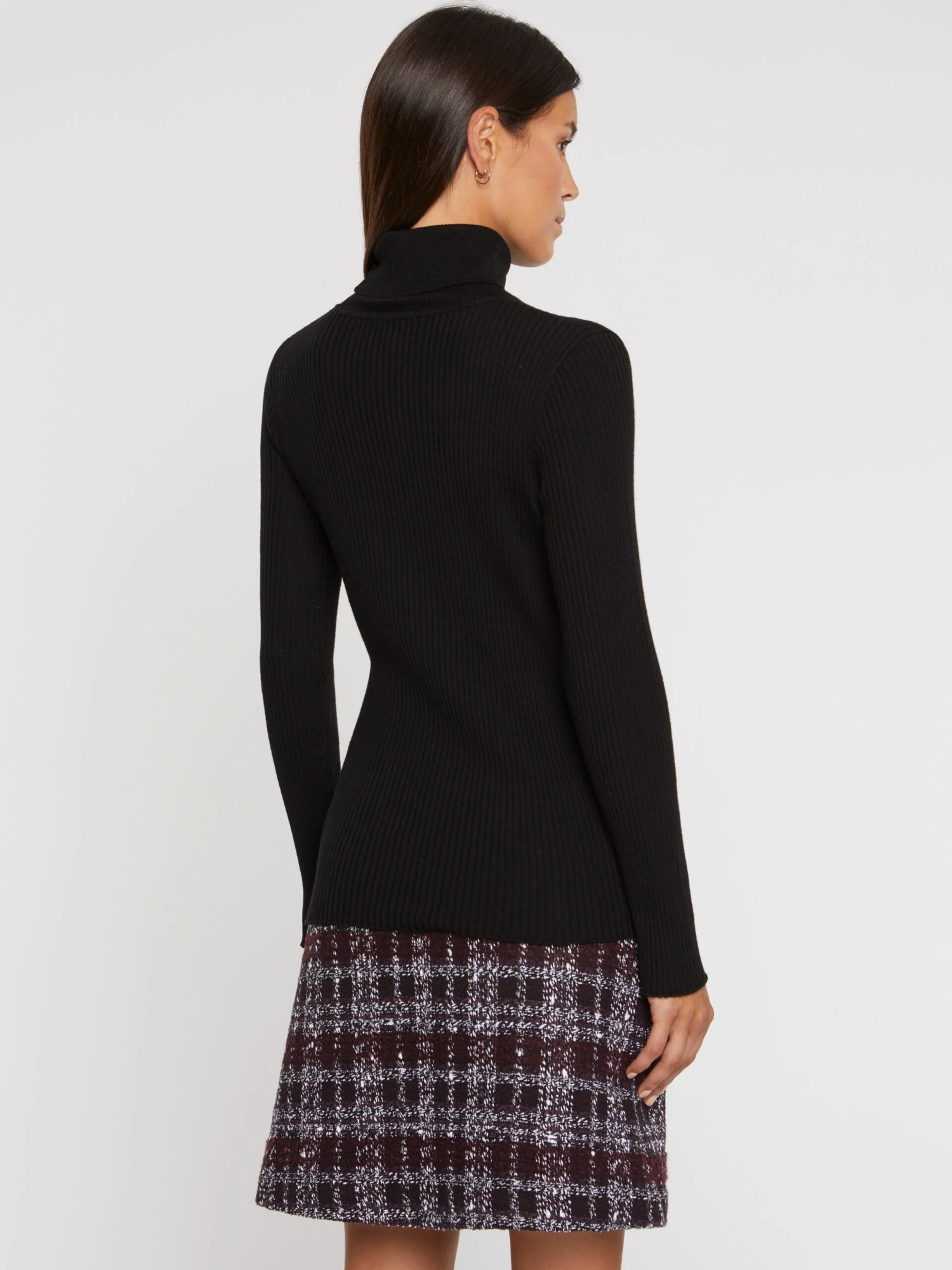 PAULE KA Pull Côtelé à Col Roulé En Laine Mérinos 4 PAULE KA Pull Côtelé à Col Roulé En Laine Mérinos – Image 4