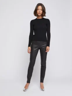 PAULE KA Pull Côtelé En Laine Mérinos -PAULE KA Boutique paule ka 21H401 PU38 999 1 scaled