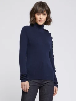 PAULE KA Pull Col Roulé à Volants En Laine Mérinos 17 PAULE KA Pull Col Roulé à Volants En Laine Mérinos -PAULE KA Boutique paule ka 21H401 PU401 699 3 scaled