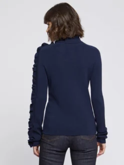 PAULE KA Pull Col Roulé à Volants En Laine Mérinos 18 PAULE KA Pull Col Roulé à Volants En Laine Mérinos -PAULE KA Boutique paule ka 21H401 PU401 699 4 scaled