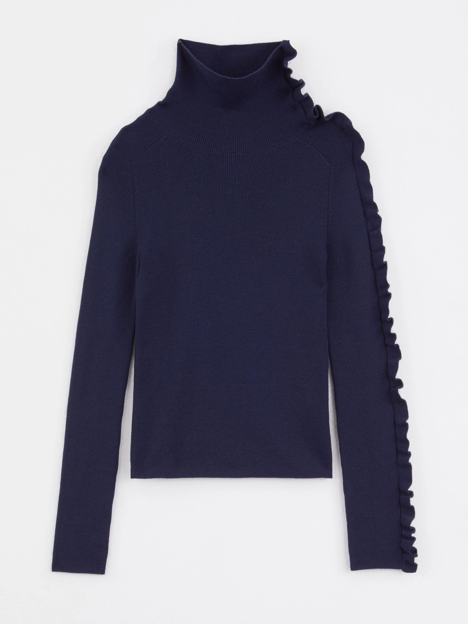PAULE KA Pull Col Roulé à Volants En Laine Mérinos 10 PAULE KA Pull Col Roulé à Volants En Laine Mérinos – Image 10