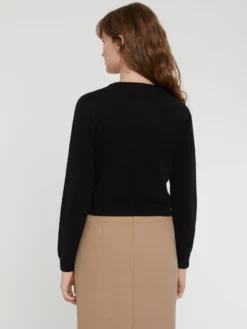 PAULE KA Gilet Court En Cachemire -PAULE KA Boutique paule ka 21H407CA07B 999 4 scaled