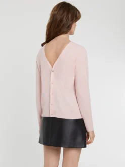 PAULE KA Gilet Inversé En Cachemire -PAULE KA Boutique paule ka 21H407CA08 410 4 scaled