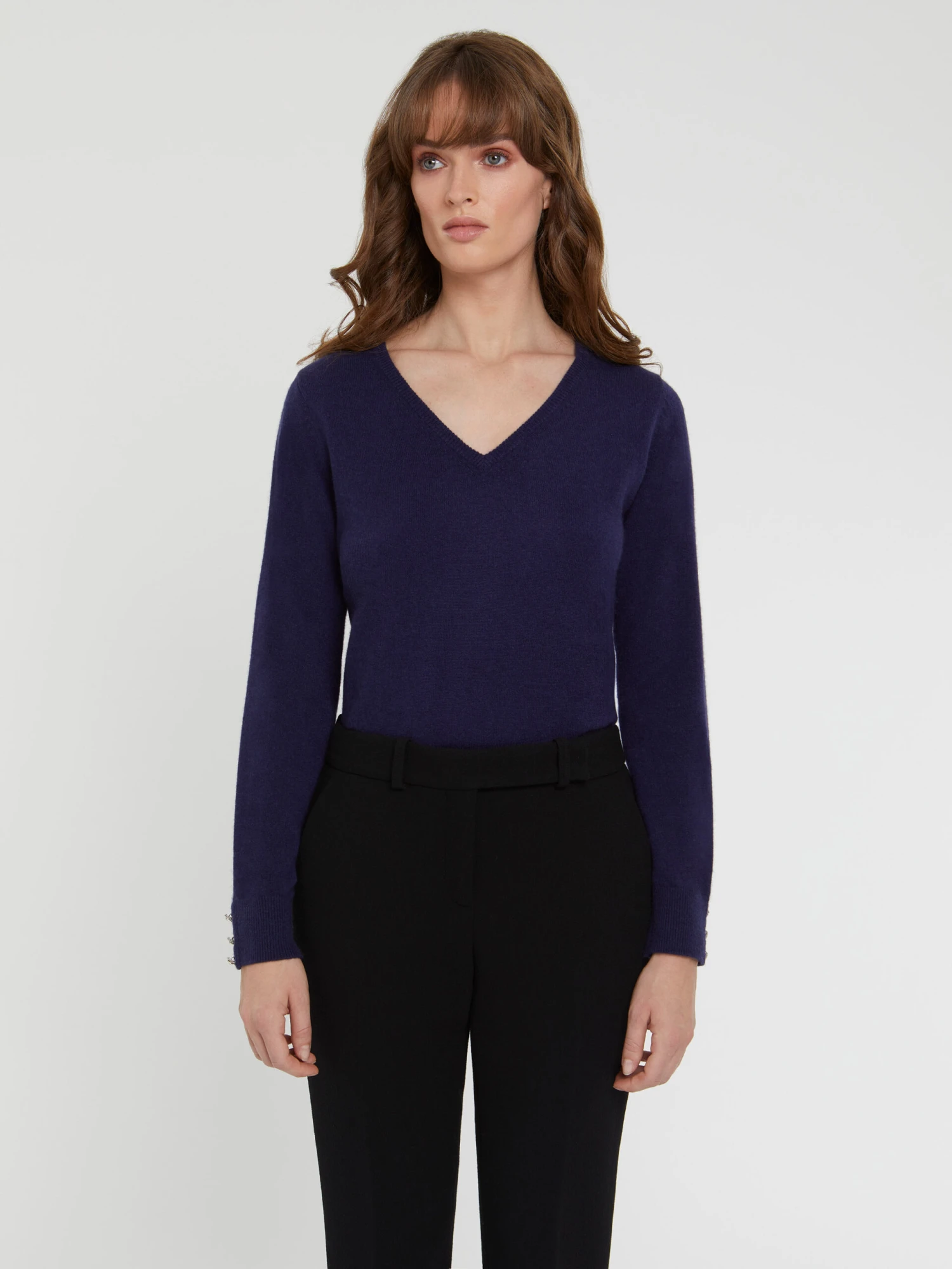 PAULE KA Pull Col V En Cachemire 3 PAULE KA Pull Col V En Cachemire – Image 3