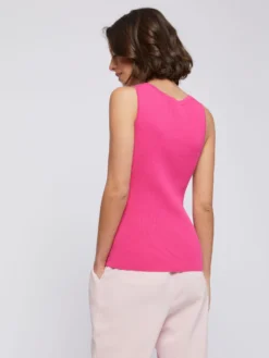 PAULE KA Débardeur En Côtes De Laine Et Soie -PAULE KA Boutique paule ka 21H412DE03 414 4 scaled