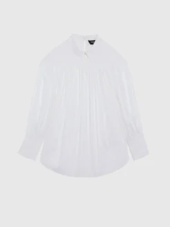 PAULE KA Blouse Plissée En Popeline De Coton -PAULE KA Boutique paule ka 22E100C005 100 6 scaled