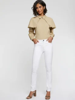 PAULE KA Chemise à Bavolets En Popeline De Coton