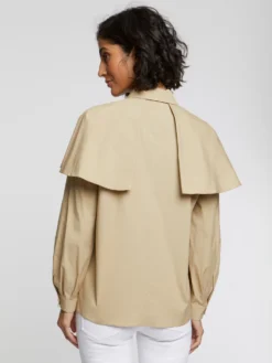 PAULE KA Chemise à Bavolets En Popeline De Coton 8 PAULE KA Chemise à Bavolets En Popeline De Coton -PAULE KA Boutique paule ka 22E100C006 711 4 scaled