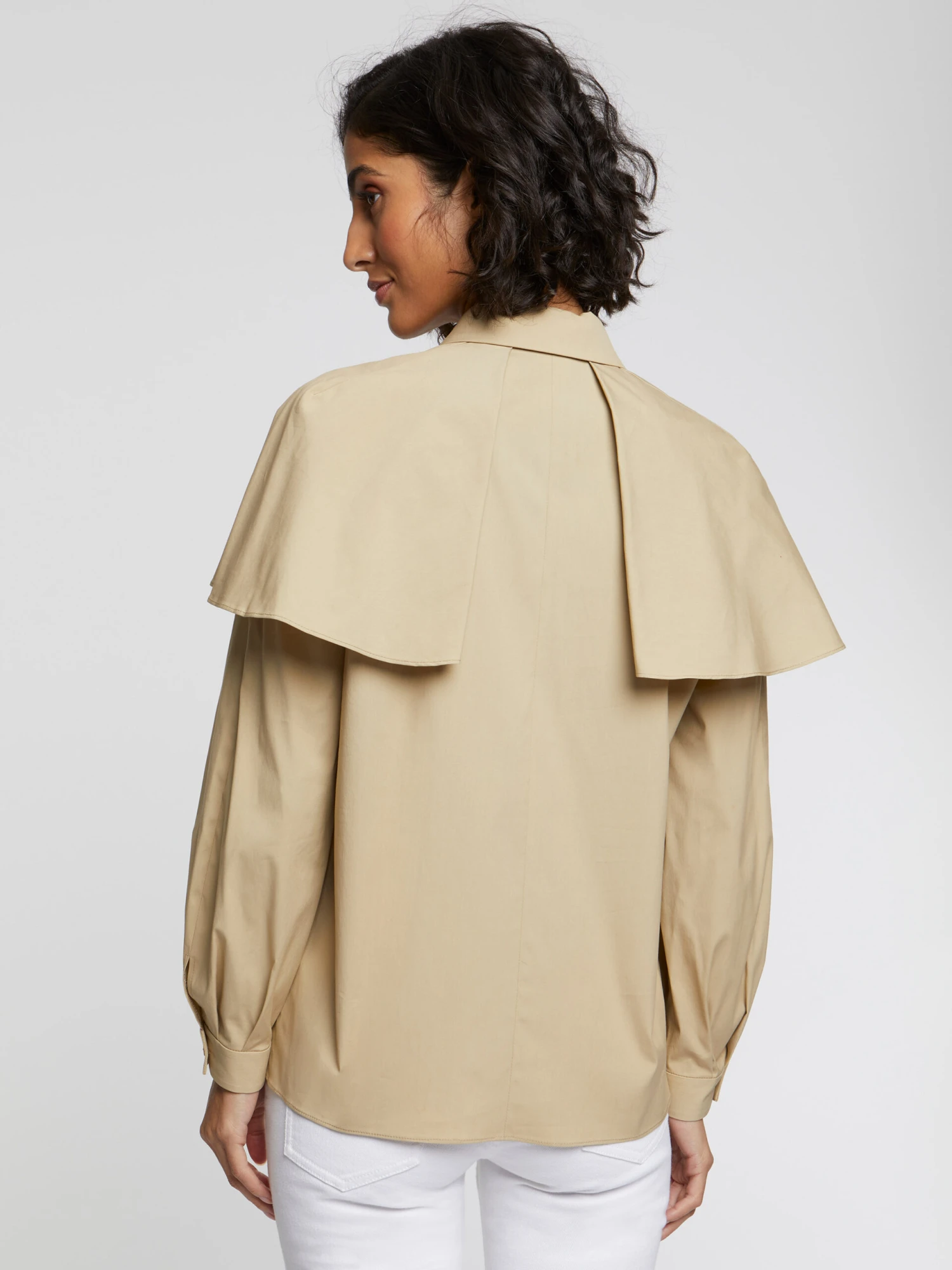 PAULE KA Chemise à Bavolets En Popeline De Coton 4 PAULE KA Chemise à Bavolets En Popeline De Coton – Image 4