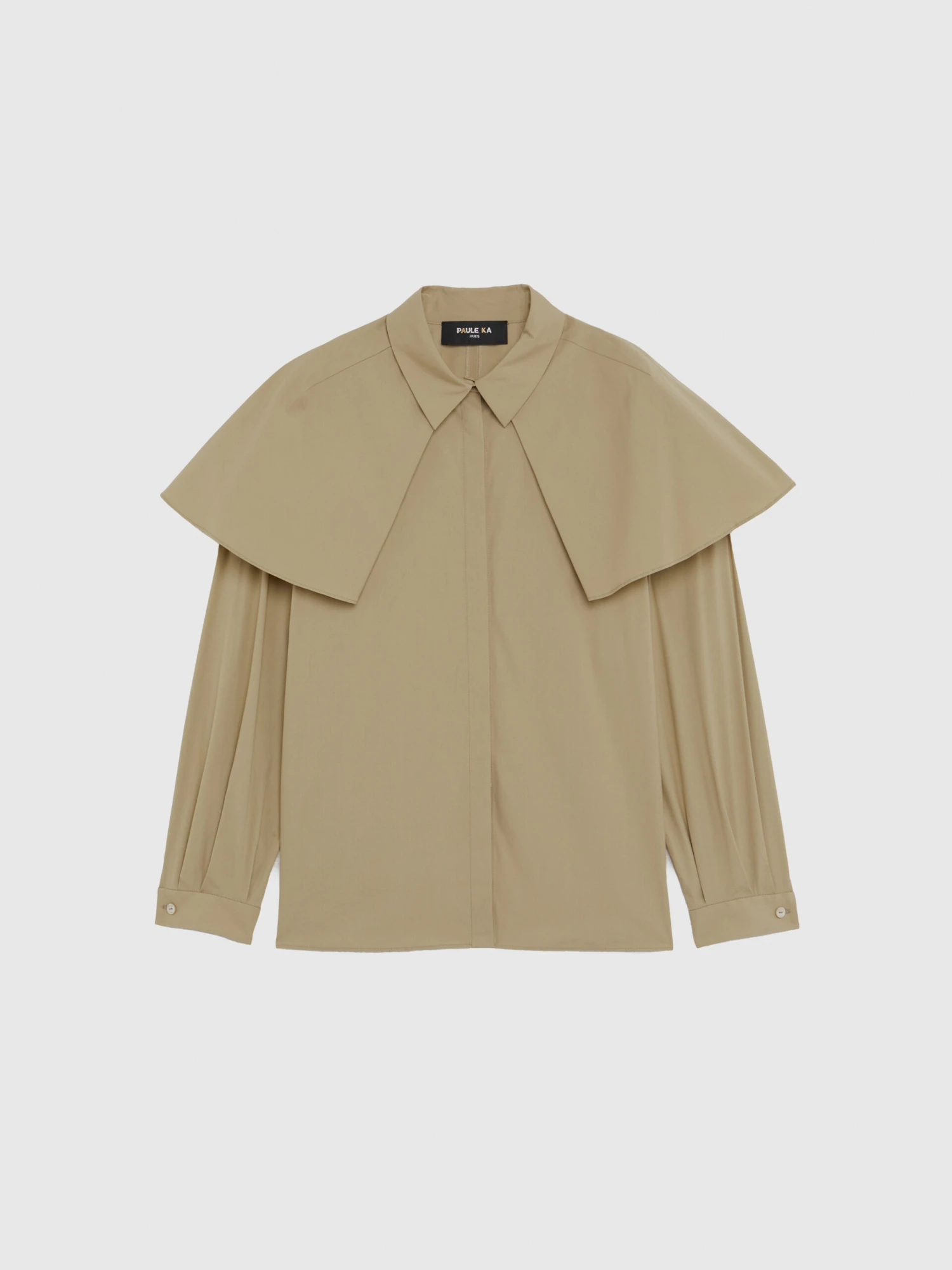 PAULE KA Chemise à Bavolets En Popeline De Coton 5 PAULE KA Chemise à Bavolets En Popeline De Coton – Image 5