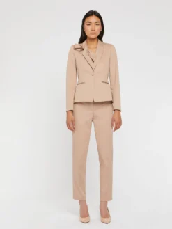 PAULE KA Pantalon Droit 7/8ème En Popeline De Coton