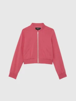 PAULE KA Blouson Zippé En Jacquard Plumetis -PAULE KA Boutique paule ka 22E112V201 449 6 scaled