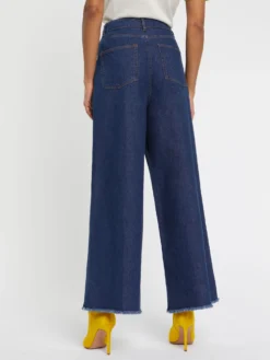 PAULE KA Pantalon évasé Extra Large En Denim -PAULE KA Boutique paule ka 22E114P114 699 4 scaled