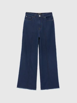 PAULE KA Pantalon évasé Extra Large En Denim -PAULE KA Boutique paule ka 22E114P114 699 6 scaled