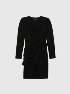 PAULE KA Robe Moulante Drapée à Nœud En Coton 9 PAULE KA Robe Moulante Drapée à Nœud En Coton -PAULE KA Boutique paule ka 22E122RO63 999 6 scaled