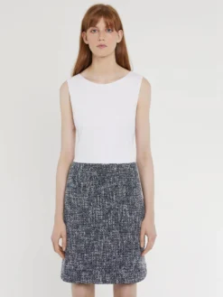 PAULE KA Robe Courte Trompe-l?œil En Tweed Et Coton -PAULE KA Boutique paule ka 22E130R130 699 3 scaled