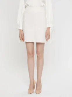 PAULE KA Mini-jupe Droite En Tweed 7 PAULE KA Mini-jupe Droite En Tweed -PAULE KA Boutique paule ka 22E131J29 102 3 scaled