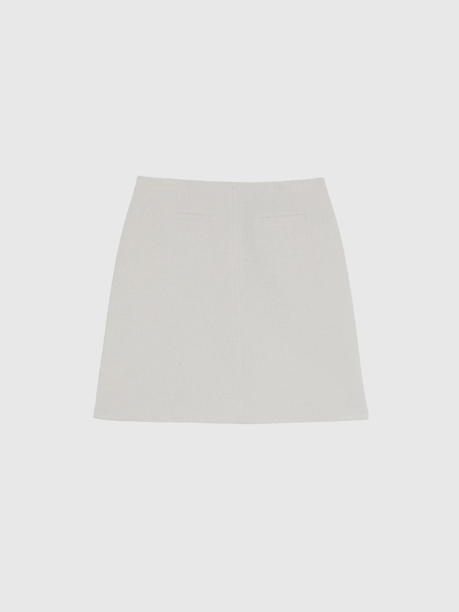 PAULE KA Mini-jupe Droite En Tweed 5 PAULE KA Mini-jupe Droite En Tweed – Image 5