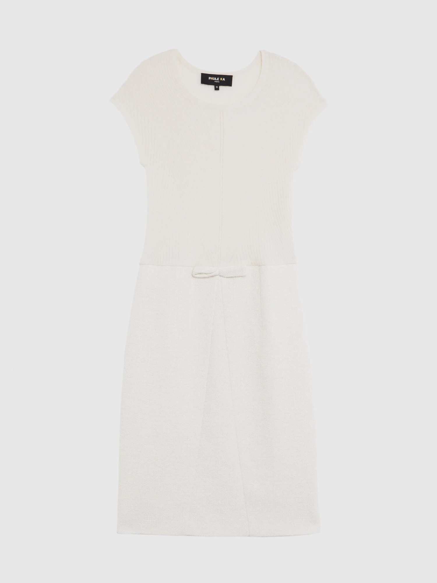 PAULE KA Robe Droite Trompe-l?œil En Tweed 5 PAULE KA Robe Droite Trompe-l?œil En Tweed – Image 5