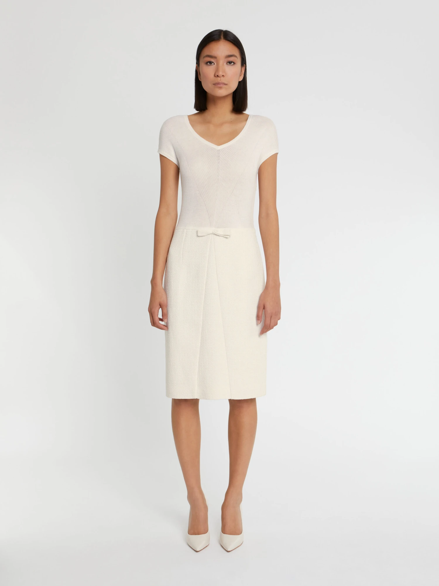 PAULE KA Robe Droite Trompe-l?œil En Tweed 6 PAULE KA Robe Droite Trompe-l?œil En Tweed – Image 6