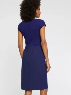 PAULE KA Robe Courte Droite En Laine Fine -PAULE KA Boutique paule ka 22E152R82 696 4 scaled