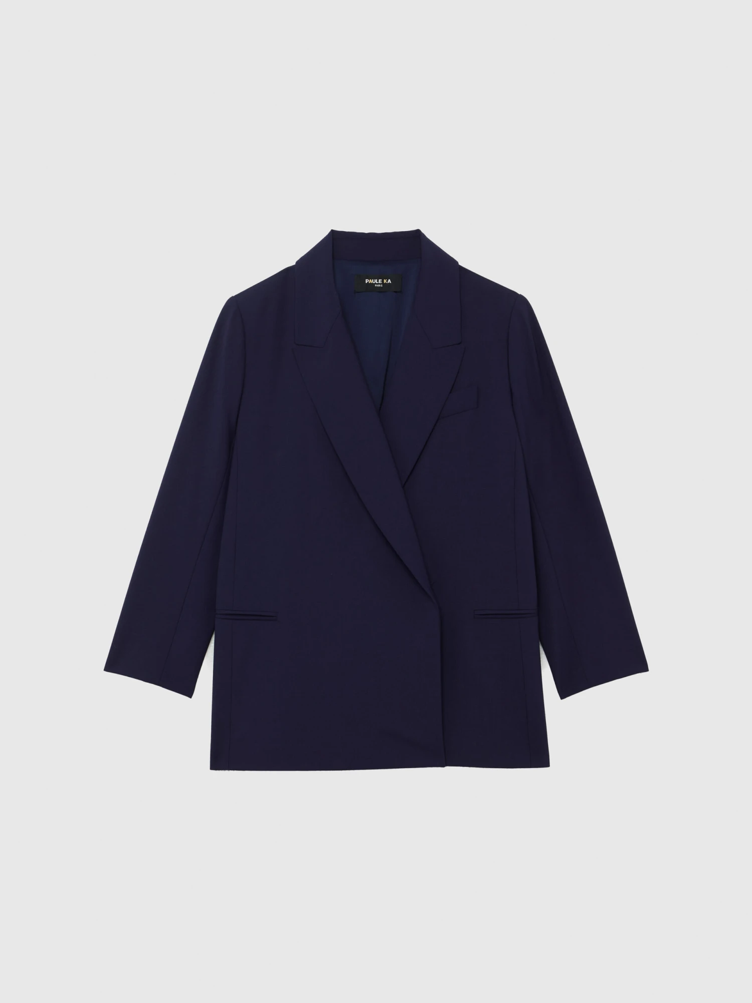 PAULE KA Veste Croisée En Laine Fine 1 PAULE KA Veste Croisée En Laine Fine